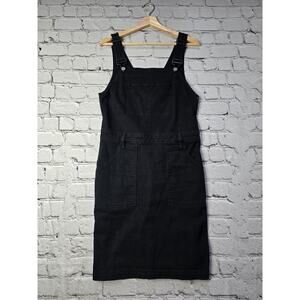 Frame Denim Le High Pencil Skirt Dress in Film Noir Black Size Large